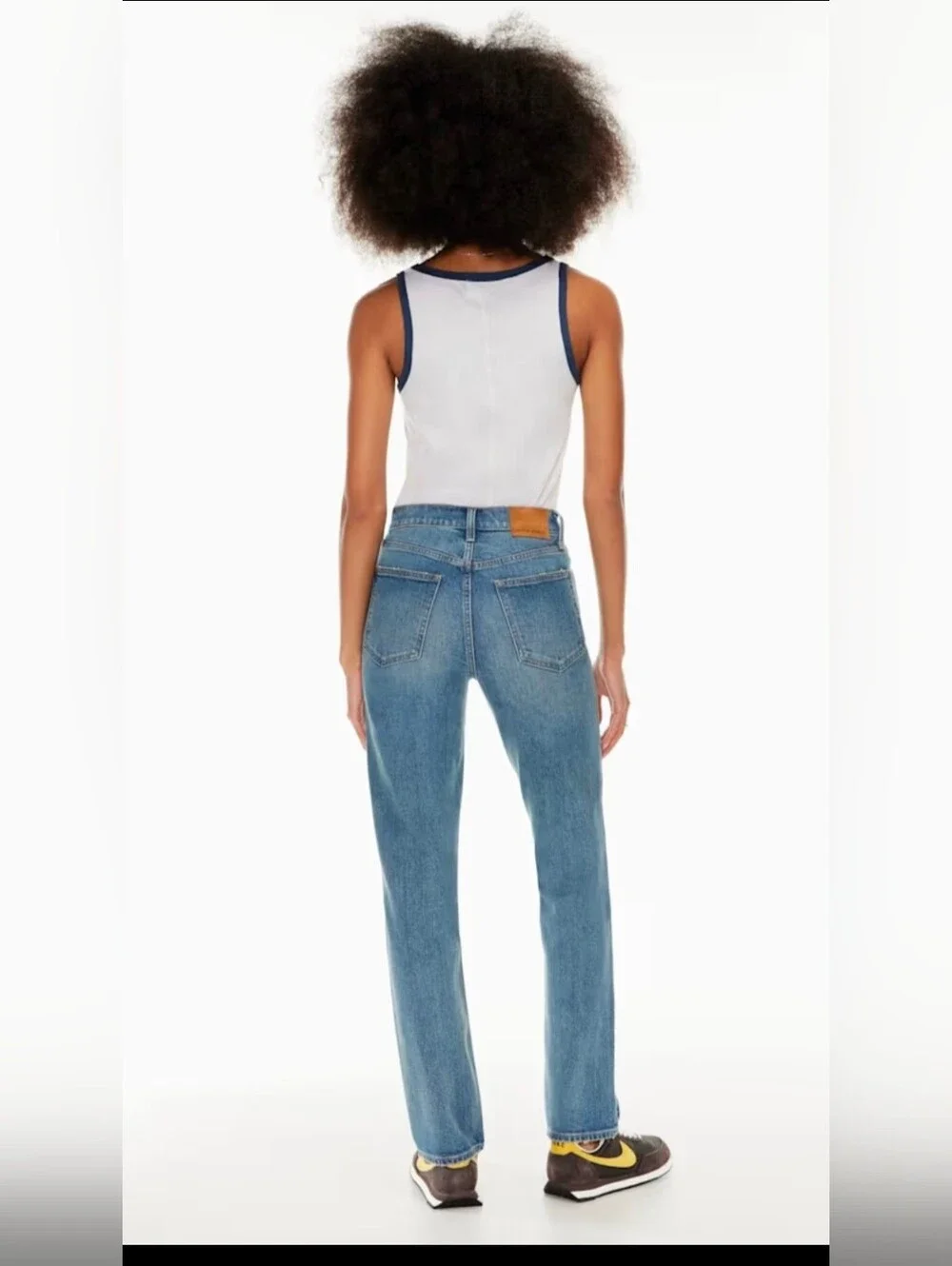 NWOT ARITZIA Denim Forum The Arlo High Rise Straight Jeans 30L Size 25 - Picture 2 of 9